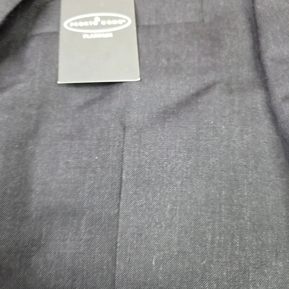 Pronto Uomo Platinum Blazer 100% Wool Mens 44 Long Gray 2 Button Double Vent NEW